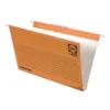 Carpeta colgante marca Gio Folio con visor superior Kraft eco Lomo 30 mm