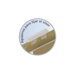 Carpeta colgante marca Gio Folio con visor superior Kraft eco Lomo 30 mm