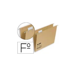Carpeta colgante marca Hamelin Tamaño Folio visor superior Kraft