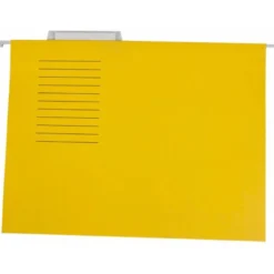 Carpeta colgante marca Liderpapel A4 Kraft Amarillo