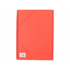 Carpeta de gomas Liderpapel color rojo folio