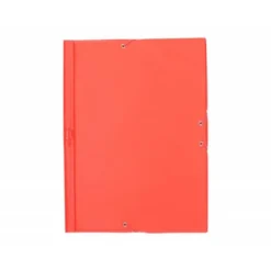 Carpeta de gomas Liderpapel color rojo folio