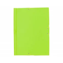 Carpeta de gomas Liderpapel color verde folio