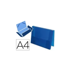 Carpeta de lomo rigido Beautone Din A4 azul