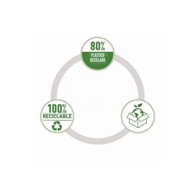 CARPETA DE PROYECTOS LEITZ RECYCLE DIN A4 POLIPROPILENO LOMO 38 MM NEGRO