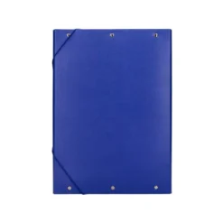 Carpeta de proyectos Liderpapel de carton con gomas Paper Coat lomo 90 mm azul