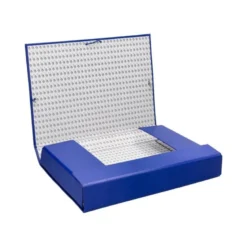 Carpeta de proyectos Liderpapel de carton con gomas Paper Coat lomo 90 mm azul