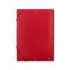 Carpeta de proyectos Liderpapel de carton con gomas Paper Coat lomo 90 mm rojo