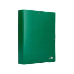 Carpeta de proyectos Liderpapel de carton gomas Paper Coat verde