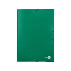 Carpeta de proyectos Liderpapel de carton gomas Paper Coat verde