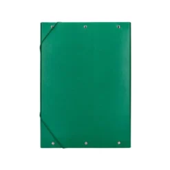 Carpeta de proyectos Liderpapel de carton gomas Paper Coat verde