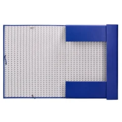 Carpeta de proyectos Liderpapel de carton con gomas Paper Coat lomo 70 mm azul