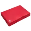 Carpeta de proyectos Liderpapel de carton con gomas Paper Coat lomo 70 mm rojo