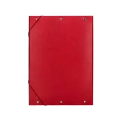 Carpeta de proyectos Liderpapel de carton con gomas Paper Coat lomo 70 mm rojo