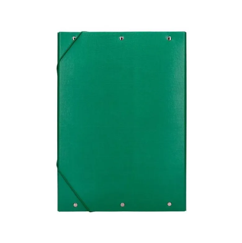 Carpeta de proyectos Liderpapel de carton con gomas Paper Coat lomo 70 mm verde