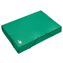 Carpeta de proyectos Liderpapel de carton con gomas Paper Coat lomo 70 mm verde