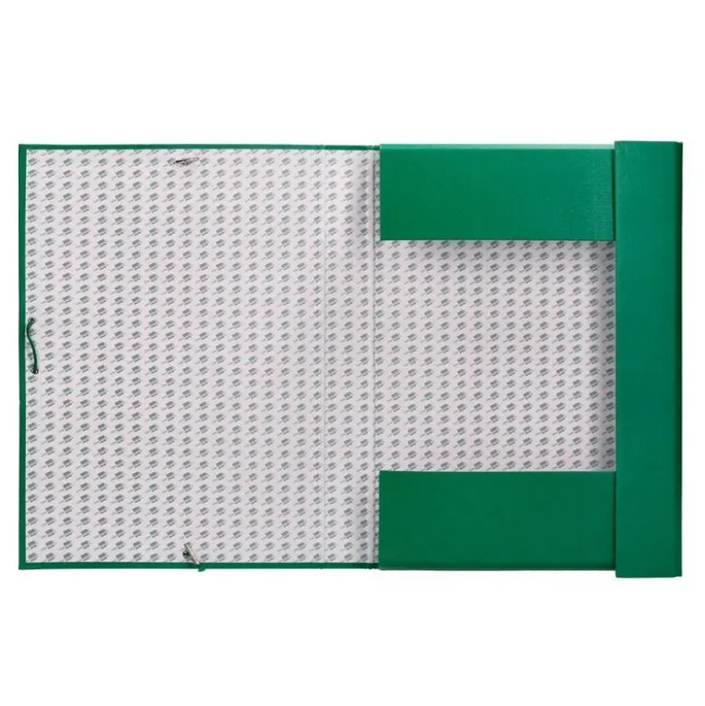 Carpeta de proyectos Liderpapel de carton con gomas Paper Coat lomo 70 mm verde