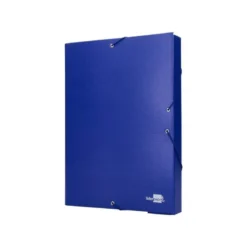 Carpeta de proyectos Liderpapel de carton con gomas Paper Coat lomo 50 mm azul