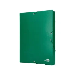 Carpeta de proyectos Liderpapel de carton con gomas Paper Coat lomo 50 mm verde