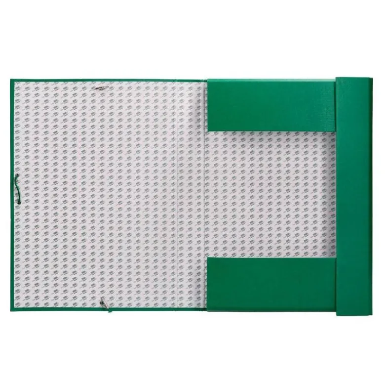 Carpeta de proyectos Liderpapel de carton con gomas Paper Coat lomo 50 mm verde