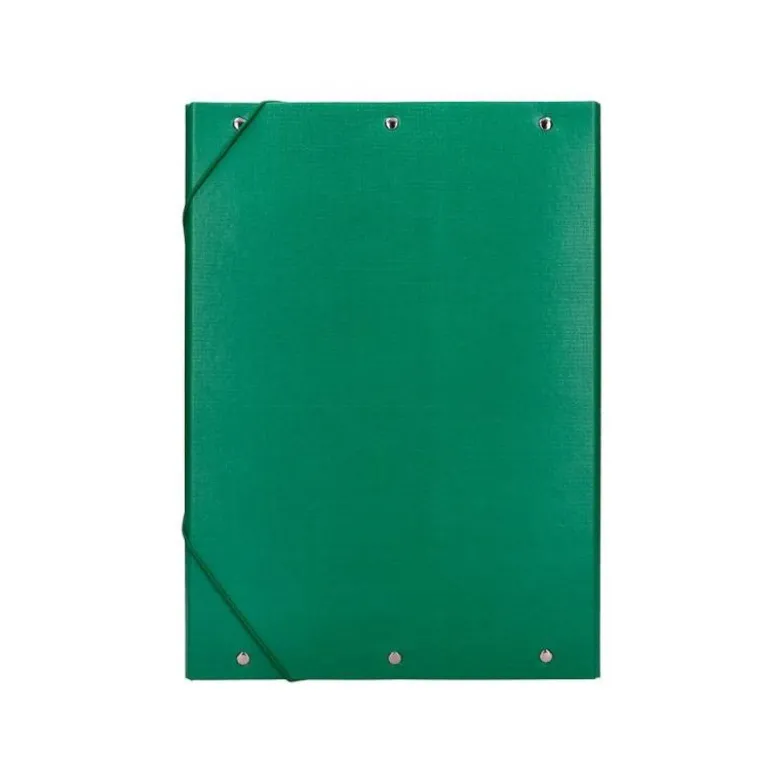 Carpeta de proyectos Liderpapel de carton con gomas Paper Coat lomo 50 mm verde