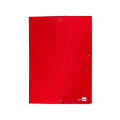 Carpeta de proyectos Liderpapel de carton con gomas Paper Coat lomo 30 mm rojo