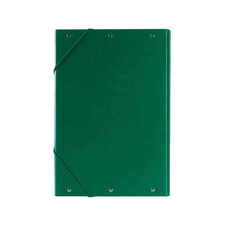 Carpeta de proyectos Liderpapel de carton con gomas Paper Coat lomo 30 mm verde