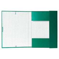 Carpeta de proyectos Liderpapel de carton con gomas Paper Coat lomo 30 mm verde