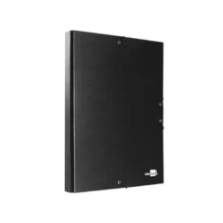 Carpeta de proyectos Liderpapel de carton con gomas Paper Coat negro