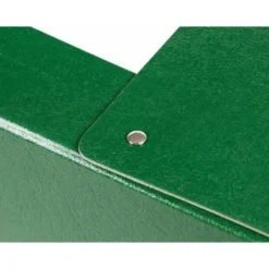 Carpeta de proyectos Liderpapel de carton con gomas verde 9 cm