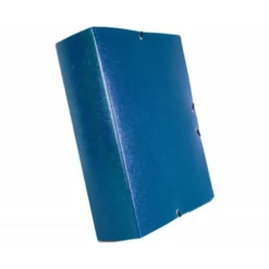 Carpeta de proyectos Liderpapel de carton con gomas azul 9 cm