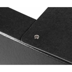 Carpeta de proyectos Liderpapel de carton con gomas negro 9 cm