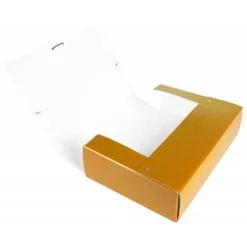 Carpeta de proyectos Liderpapel de carton con gomas verde 7cm
