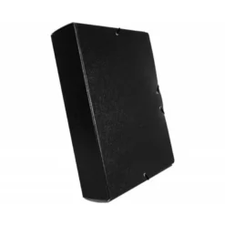 Carpeta de proyectos Liderpapel de carton con gomas negro