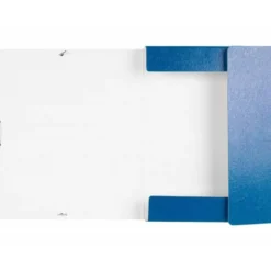 Carpeta de proyectos Liderpapel de carton con gomas. Folio. azul. 5 cm