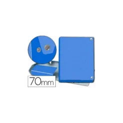 Carpeta de Proyectos Pardo Folio Cartón forrado con Broche Lomo 70mm Color Azul