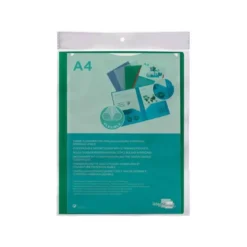Carpeta dossier con doble bolsa Liderpapel Din A4 color verde