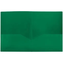 Carpeta dossier con doble bolsa Liderpapel Din A4 color verde