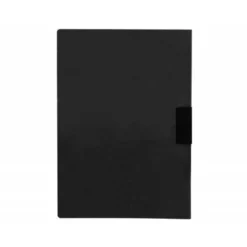 Carpeta dossier con pinza lateral Liderpapel 60 hojas Din A4 color negro