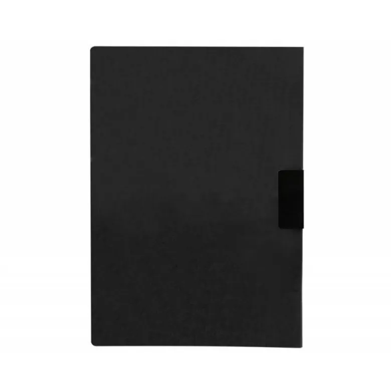 Carpeta dossier con pinza lateral Liderpapel 60 hojas Din A4 color negro