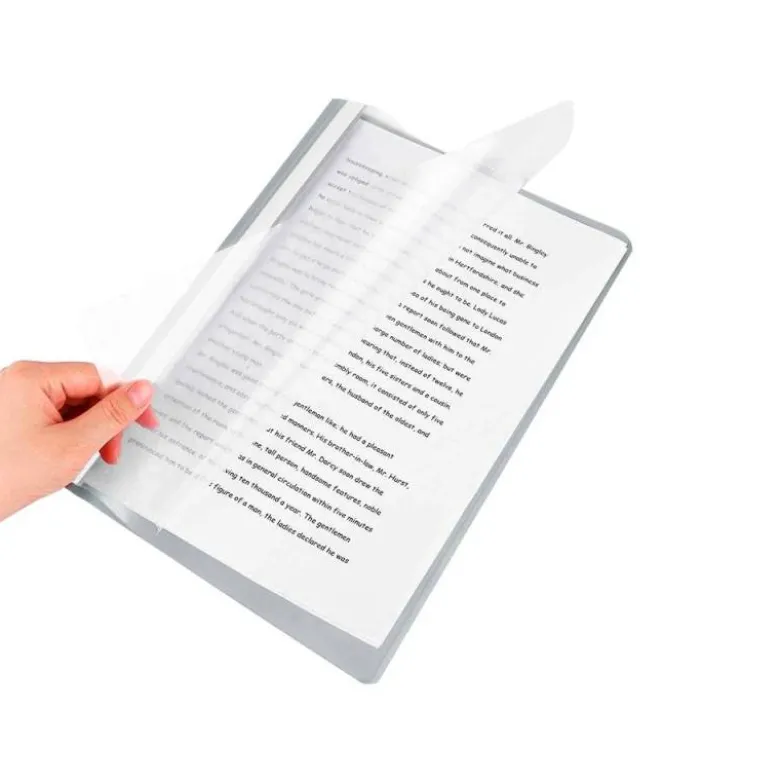 Carpeta dossier fastener Q-Connect Din A4 color gris