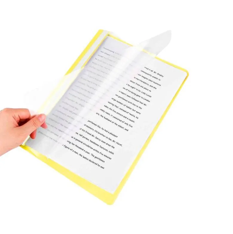 Carpeta dossier fastener Q-Connect Din A4 color amarillo