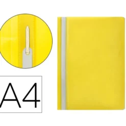 Carpeta dossier fastener Q-Connect Din A4 color amarillo