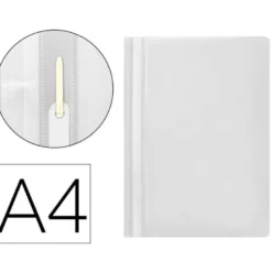 Carpeta dossier fastener Q-Connect Din A4 color blanco