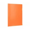 Carpeta dossier uñero Liderpapel DIN A4 polipropileno 180 micras 20 hojas color naranja