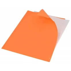 Carpeta dossier uñero Liderpapel DIN A4 polipropileno 180 micras 20 hojas color naranja