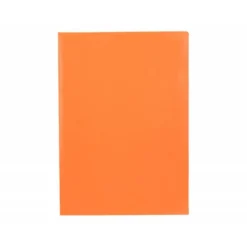 Carpeta dossier uñero Liderpapel DIN A4 polipropileno 180 micras 20 hojas color naranja