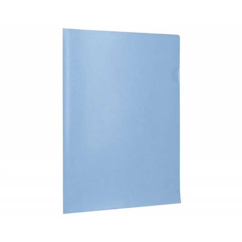 Carpeta dossier uñero Liderpapel DIN A4 polipropileno 180 micras 20 hojas color azul