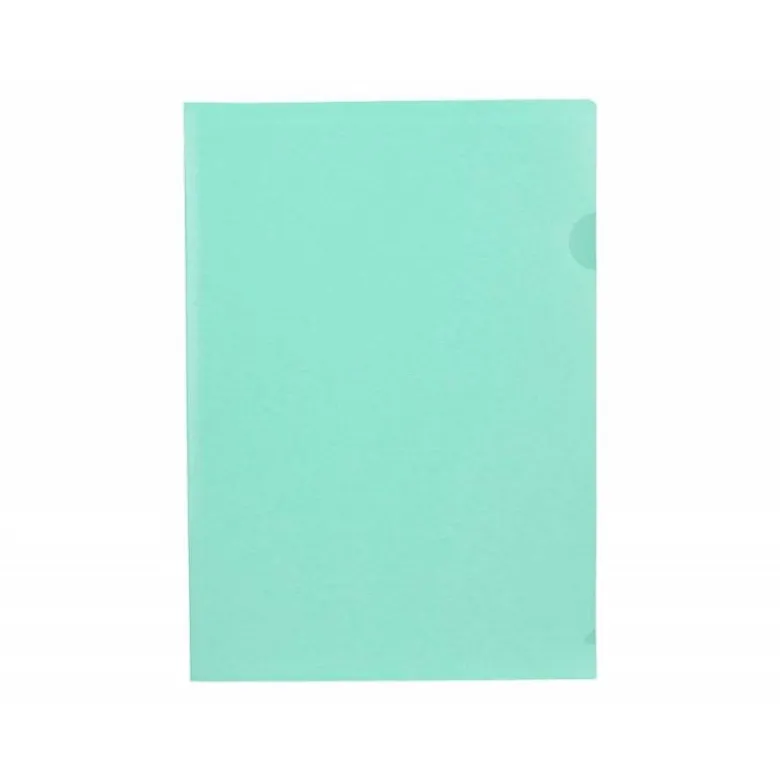 Carpeta dossier uñero Liderpapel DIN A4 polipropileno 180 micras 20 hojas color verde