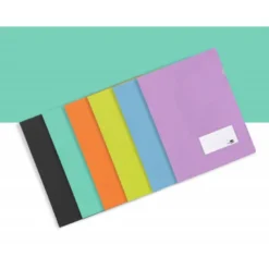 Carpeta dossier uñero Liderpapel DIN A4 polipropileno 180 micras 20 hojas color negro